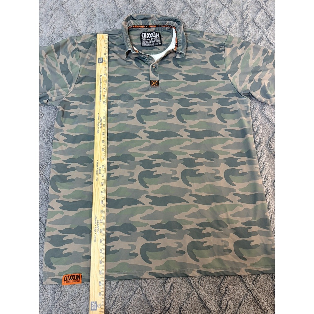 Dixxon Camouflage Short Sleeve Shirt Size XL - Picture 4 of 7